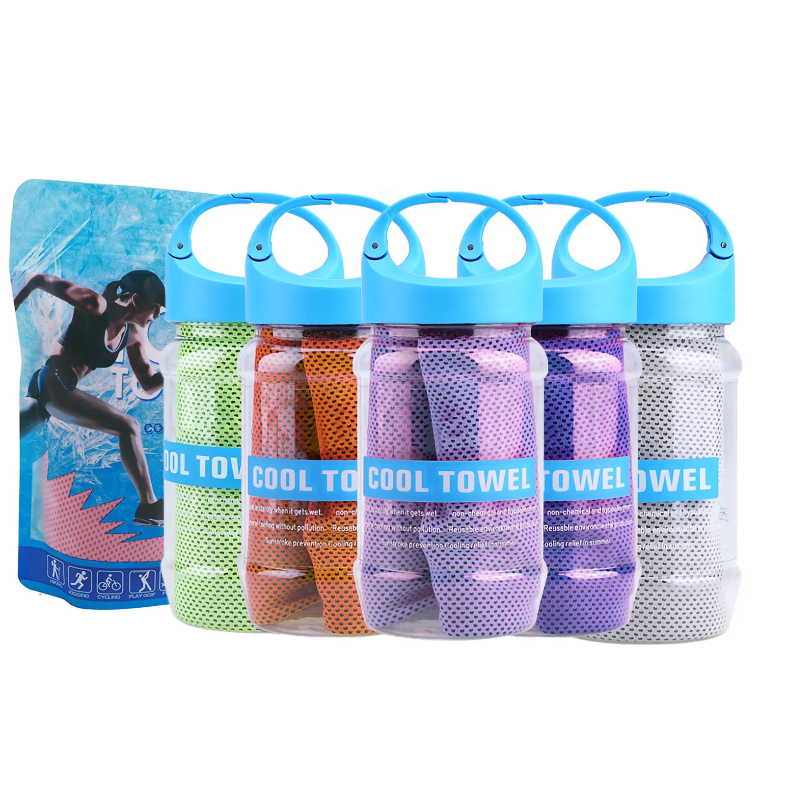 Super Absorbent Towel Cooling Effect Towel Super Breathable Towel Super Breathable Cooling Effect Towel for Sports Gym Workout