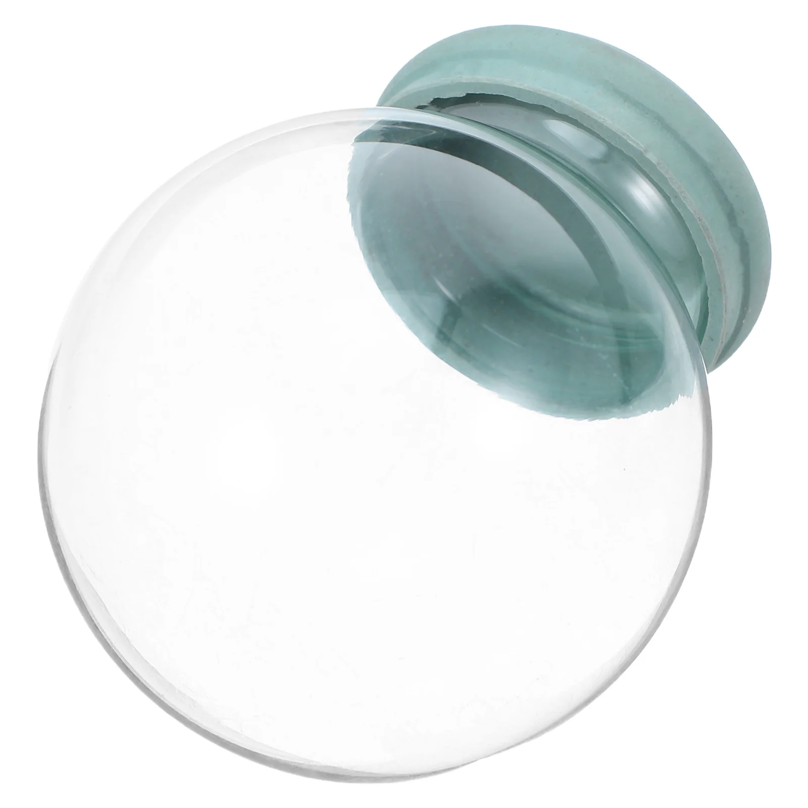

Glass Snow Globe DIY Empty Clear Dome Sturdy Base for Crafts Holiday Decor Unique Snow Globe Making Supplies Glass Globes