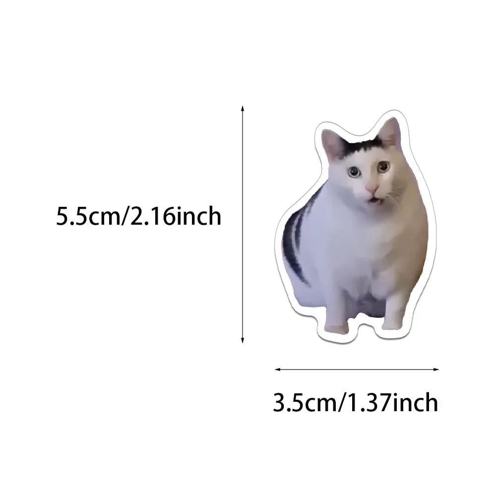 สติกเกอร์ลายสัตว์น่ารักตลกๆ 50 ชิ้น สติกเกอร์การ์ตูนคาวาอี้ ของเล่นเด็ก ตกแต่งแล็ปท็อป โน้ตบุ๊ก กระเป๋าเดินทาง รถจักรยานยนต์