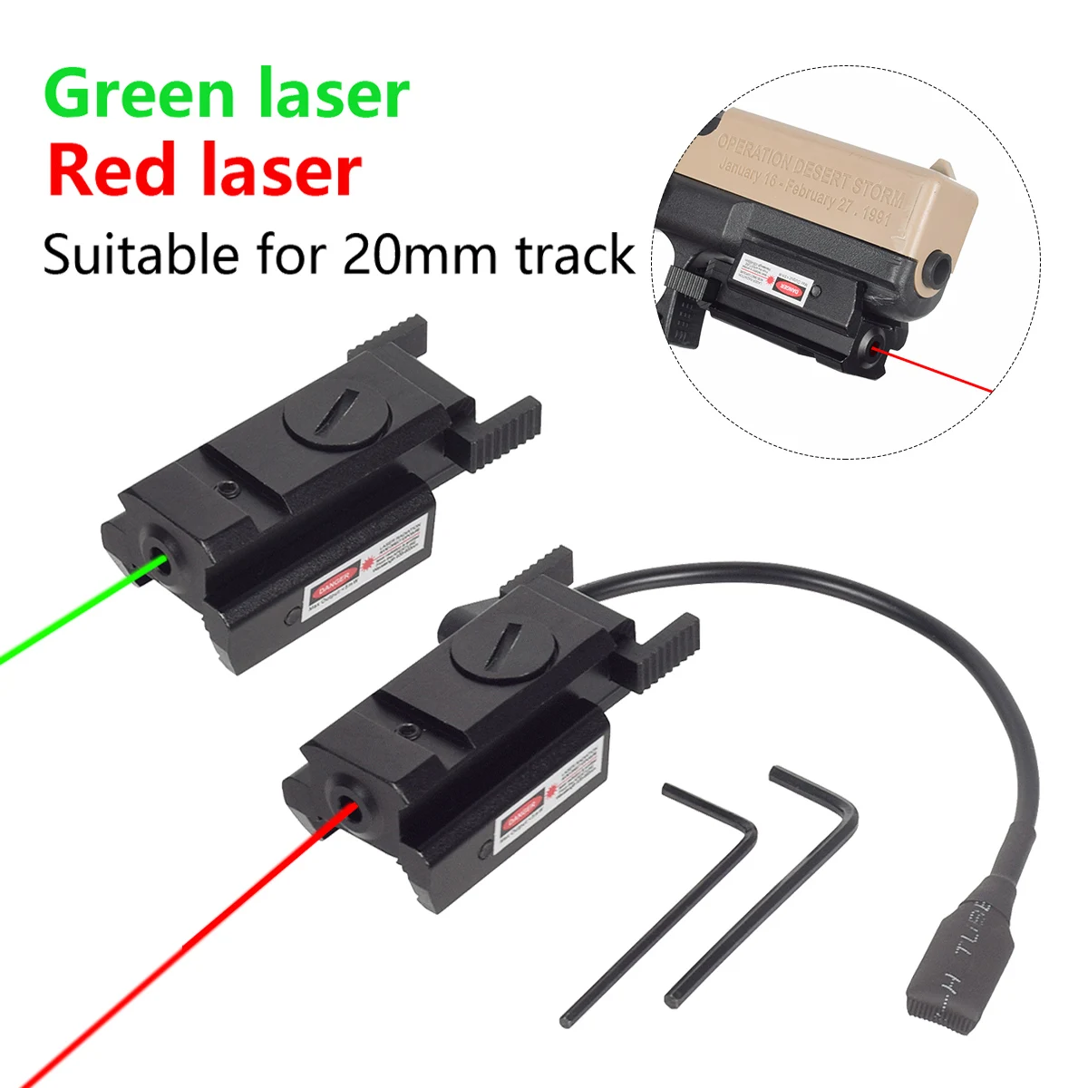 

Tactical Powerful Metal Mini Green Red Dot Laser Pointer Sight For Airsoft Pistol 11mm 20mm Picatinny Rail For G17 G19 G22