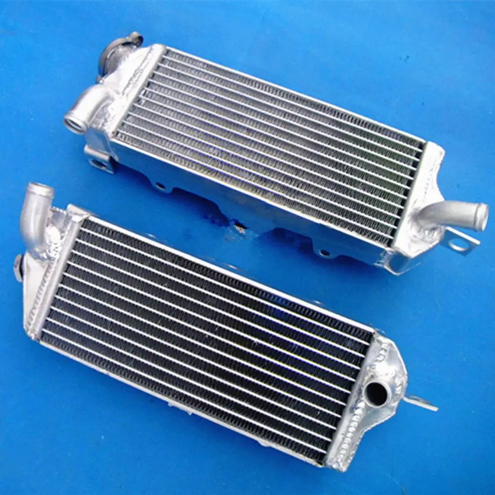 

Left side & Right side of Aluminum Radiator For 1986 1987 Kawasaki Tecate KXT250 Cooler Cooling Coolant