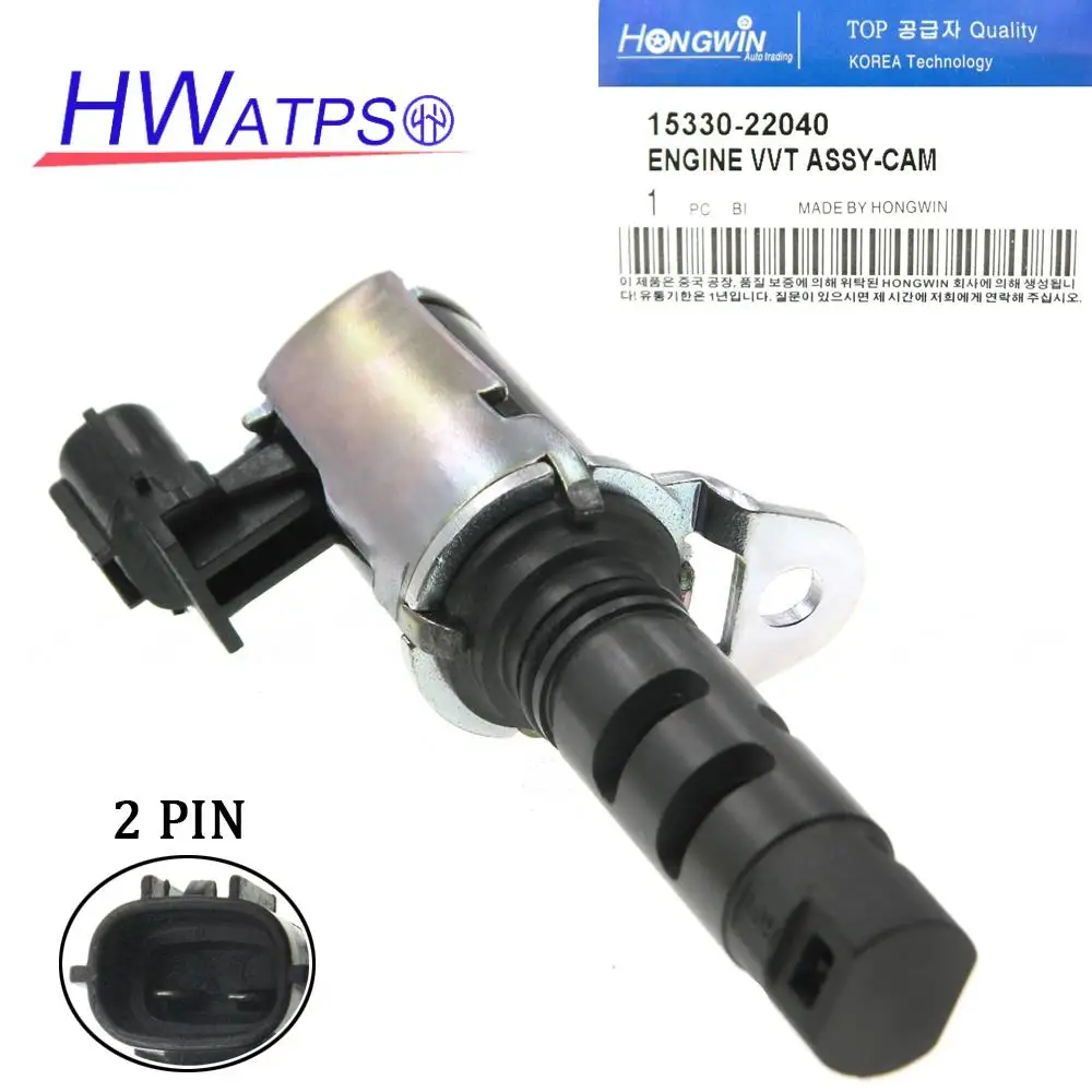 OEM: 15330-22040 Valvola di controllo dell'olio con distribuzione dell'albero a camme per Toyota Celica Corolla Matrix Pontiac Vibe 2002-2006 1533022040 88969669