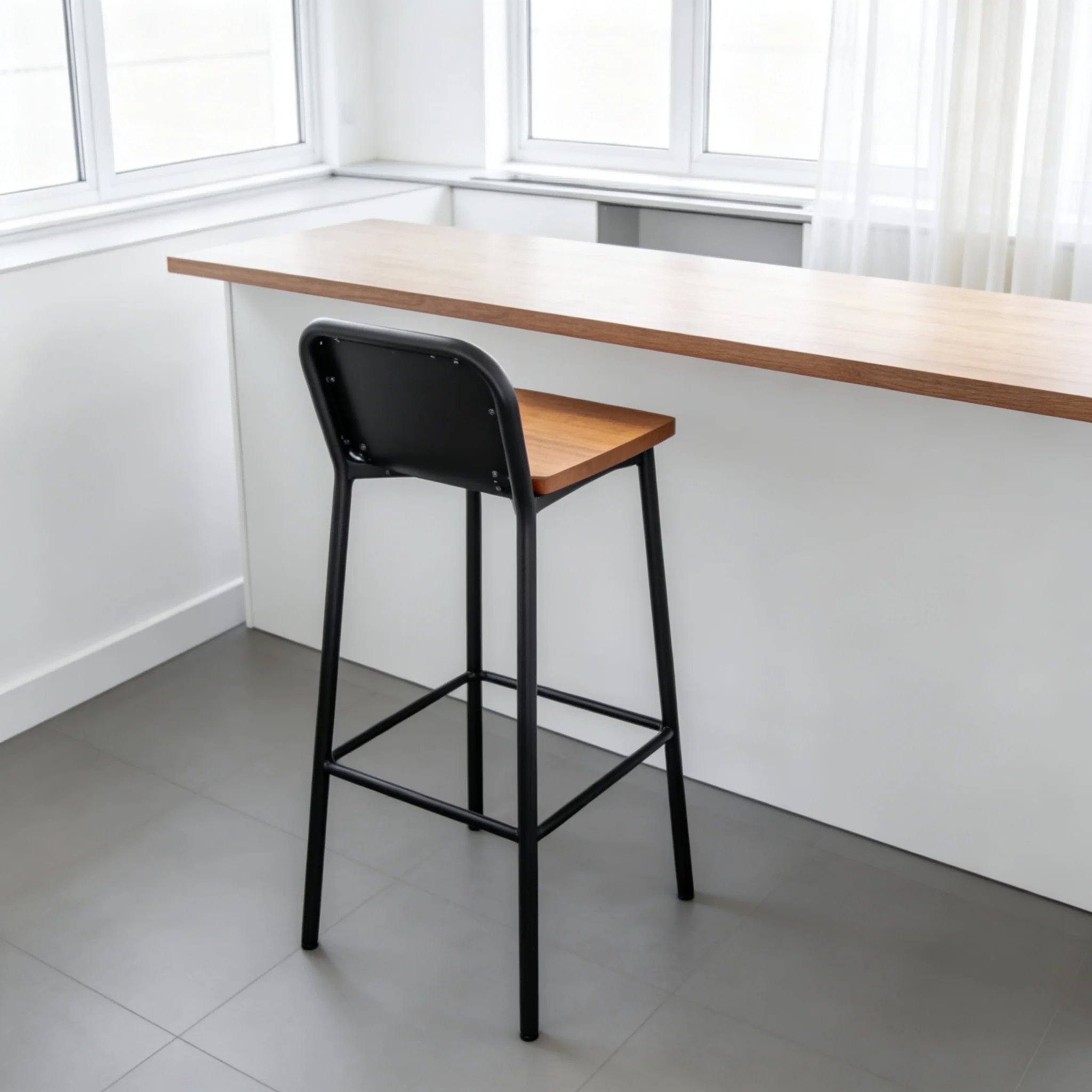 AOLIVIYA Modern Home Island Cashier High Bar Chair Stackable Kitchen Counter Stool Coffee Chair