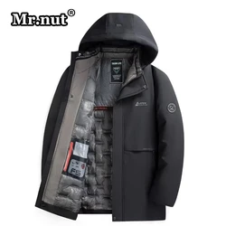 Mr.nut Windbreak Autumn Winte Outdoor Jackets Men Fashion Hooded Warm Cotton-padded Jacket Thermal Stylish Camping Male Overcoat