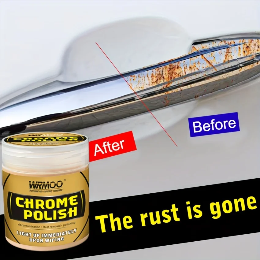 Automotive Chrome Complex Color Paste - Car Body Decoration and Parts Rust Removal and Polishing Agent, Multi-Purpose Repair Agent