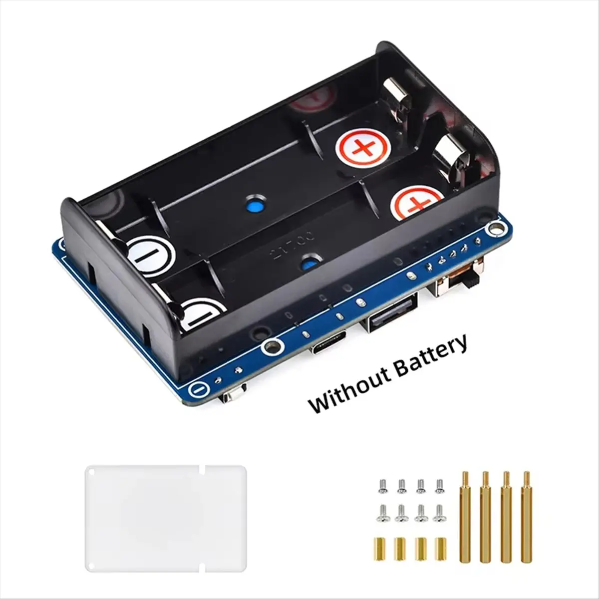 TCE For 3 3B 4B UPS HAT Support 21700 Li Battery 5V Uninterruptible Power Supply Pogo Pins Connector