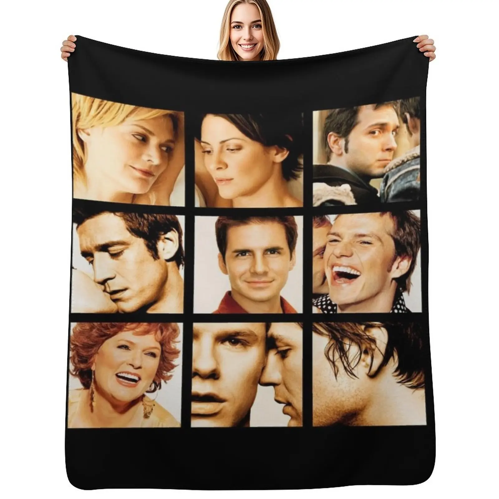 

Queer as Folk Family Throw Blanket Bed linens Decoratives Thin Luxury Brand Blankets