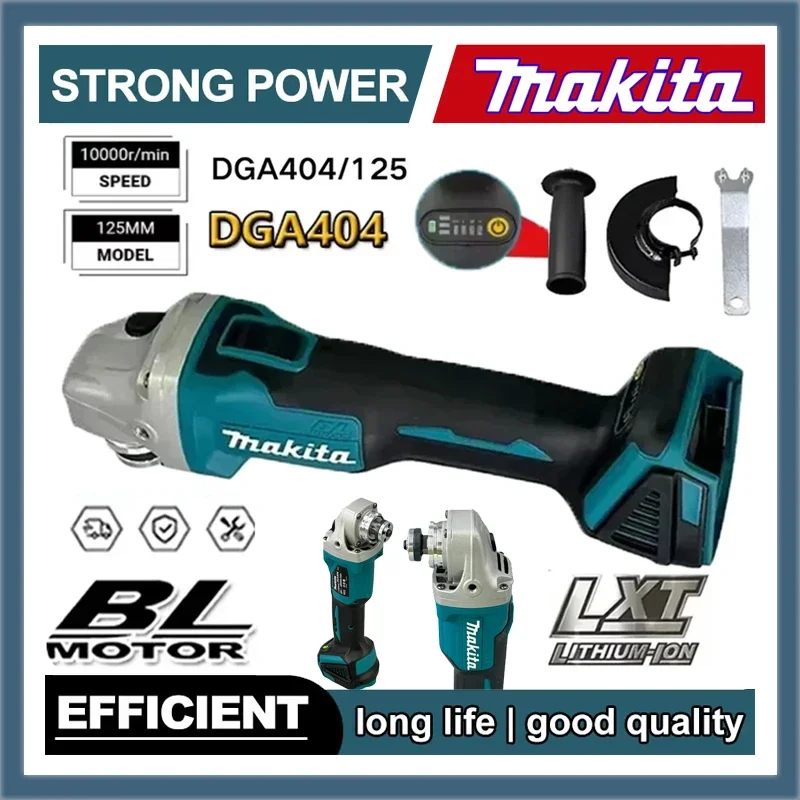 

Makita DGA404 125/100mm Brushless Lithium Electric Angle Grinder Rechargeable Cutting Machine High Power Polishing Machine