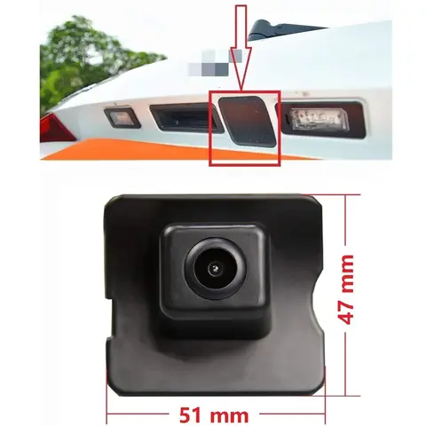 메르세데스 벤츠 E R ML M ML R CLASS W164 용 자동차 후방 카메라, 광각 후진 카메라, 주차 백업 방수
