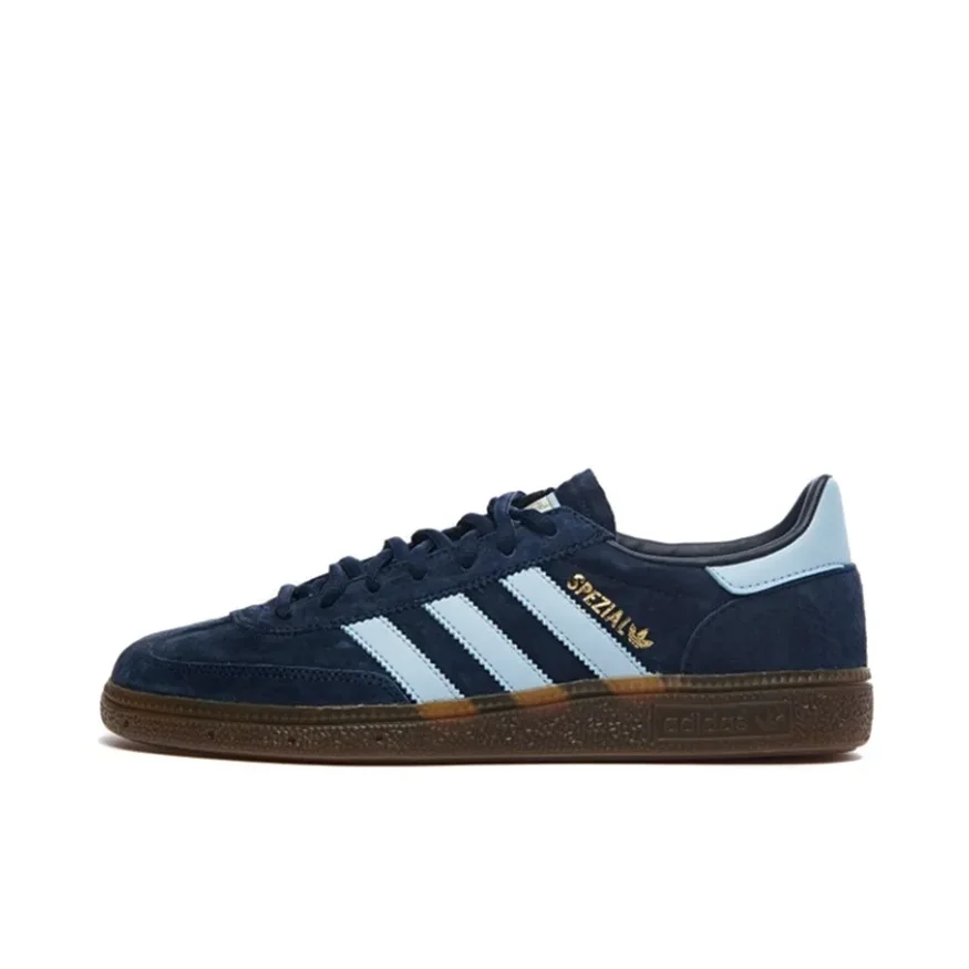 adidas originals casual low-top board shoes HANDBALL SPEZIAL dark blue classic versatile wear-resistant non-slip