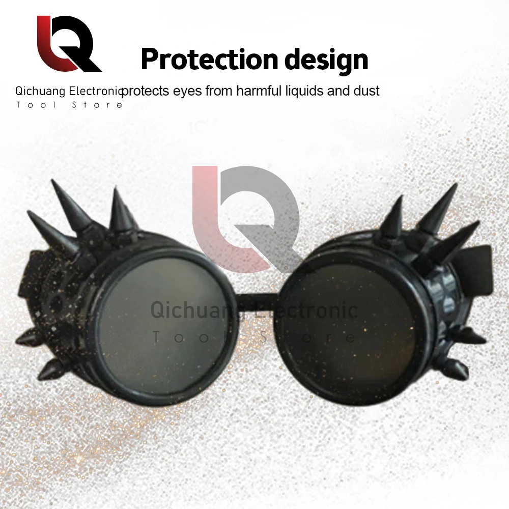 Neue Mode Ankunft Sonnenbrille Vintage-Stil Steampunk-Brille Schweißen Punk-Brille Cosplay Personal isierung vier Farben Brille