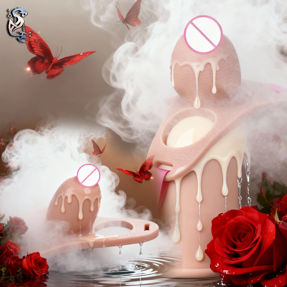 ANOSX سيليكون العفة قفص حزام على القضيب كم واقعية دسار بانت قابل للقفل العفة حزام الذكور قفص القضيب الجنس لعب للرجال #1