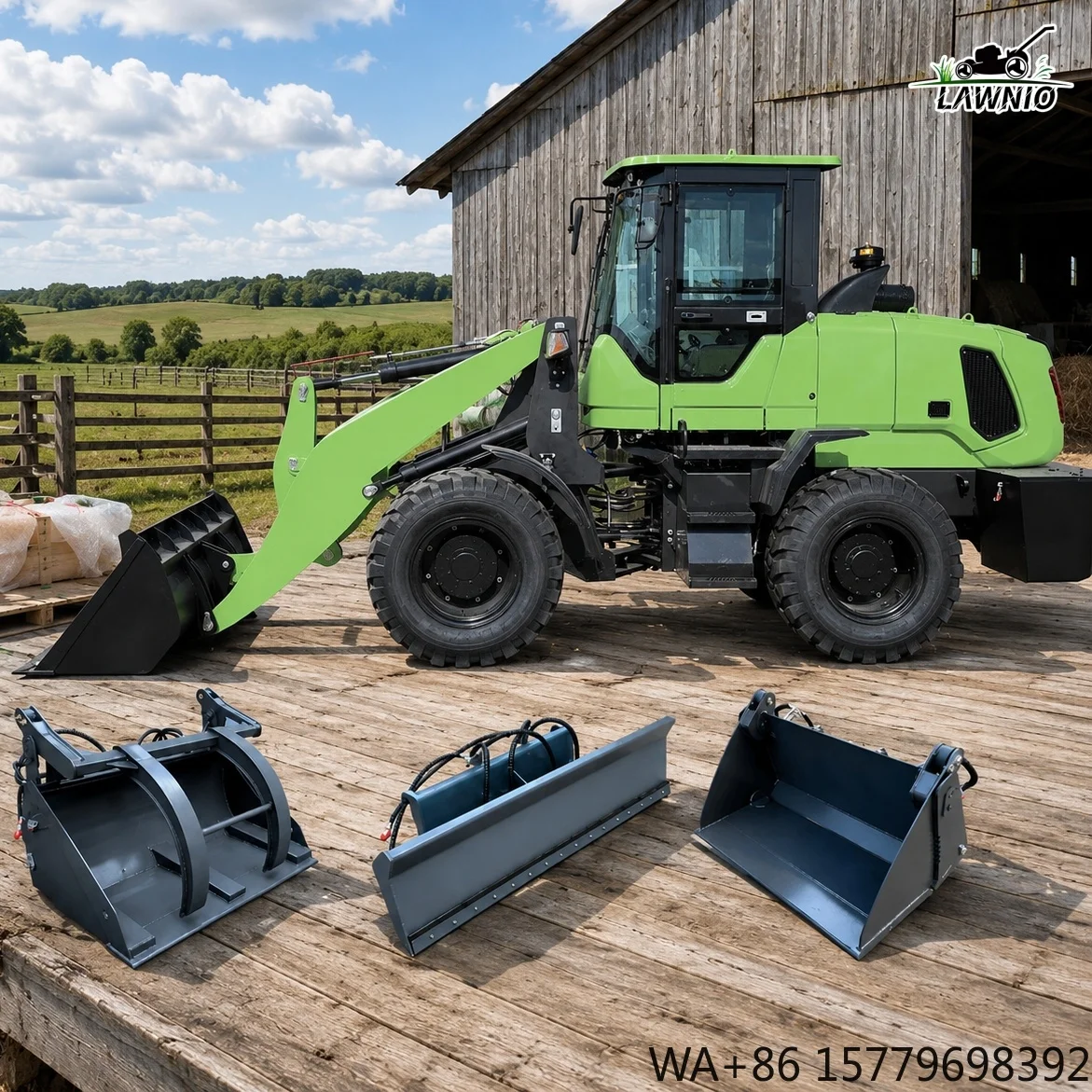 Complete After Sales Service  Wheel Loader  1.2m³ Bucket Capacity and High Work Efficiency Earthwork  Loader
