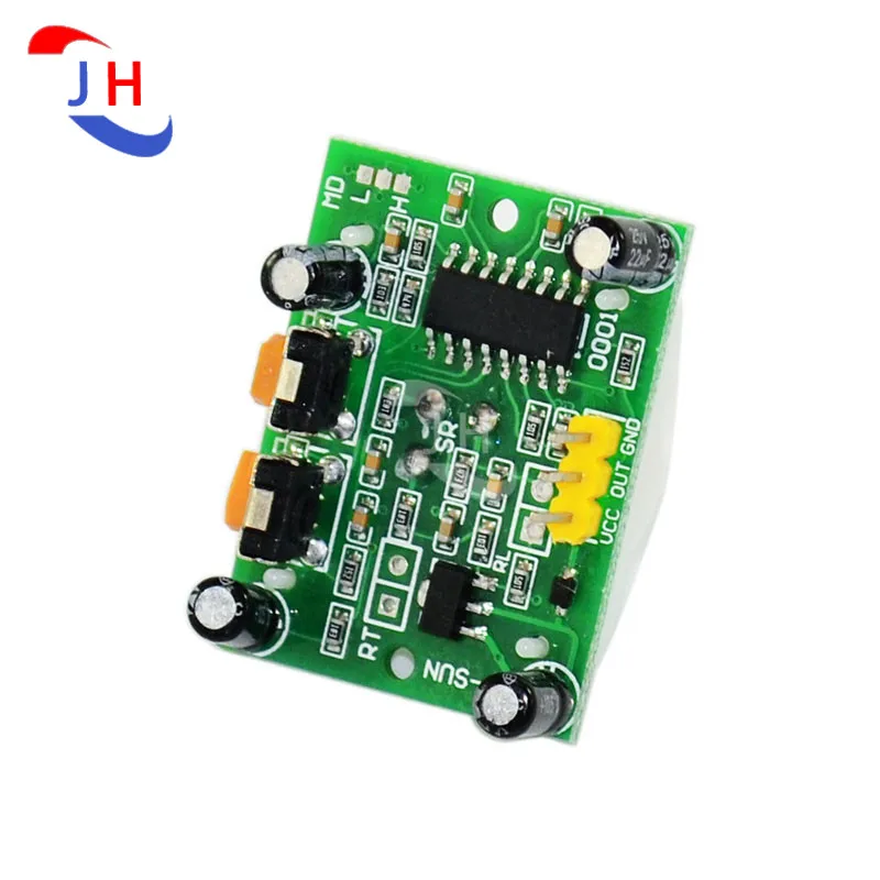 1PCS New HC-SR501 Probe Human Body Infrared Sensor Module Pyroelectric Sensor Switch Infrared Sensor Probe Blue-green Module