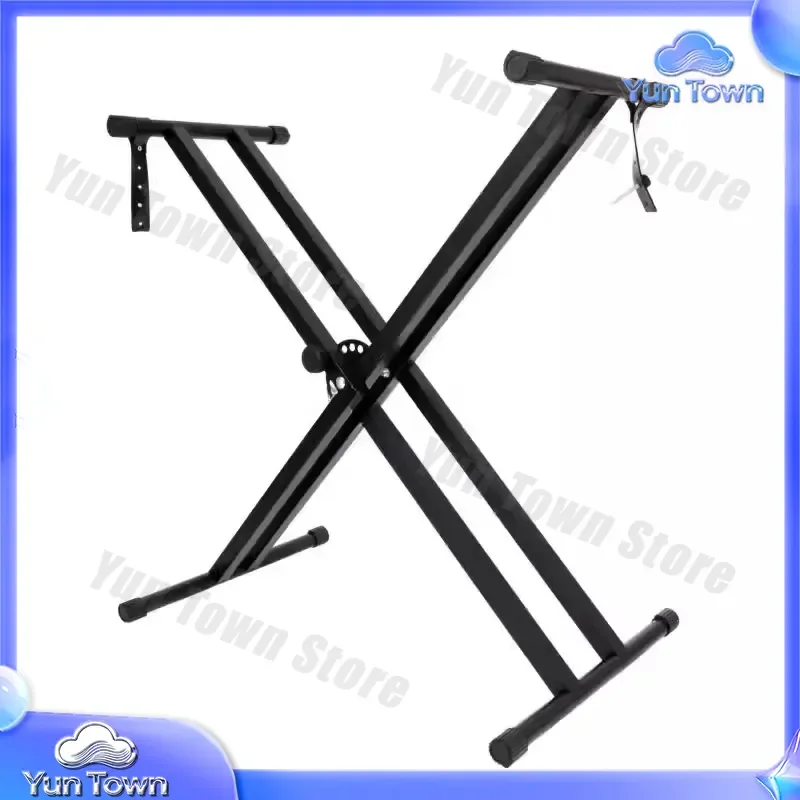 for Electronic Organ Elevated Frame Keyboard Holder Double-Layer Piano Stand Cross-Tube Heightened X-Style Single Double Tube