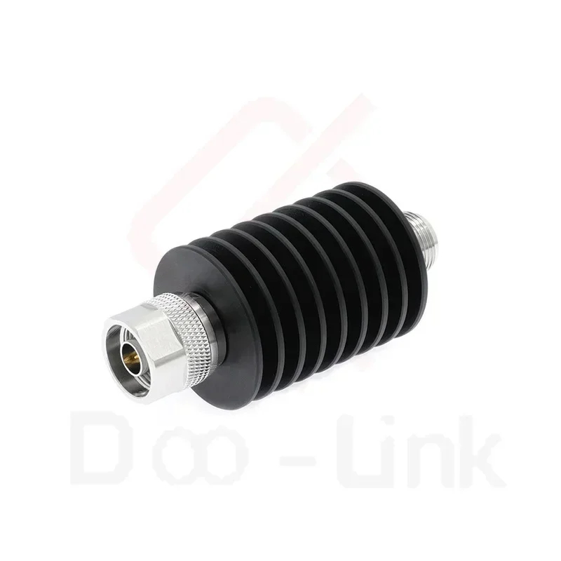 N Coaxial Fixed Attenuator DC-4GHz 20W 1-60dB Bi-directional Male-Female Joint Copper Plating Ternary Alloy