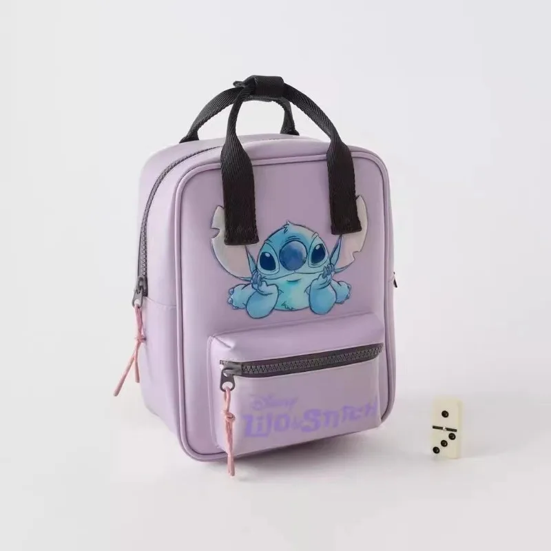 New Disney Cartoon Stitch Sequin Backpack Bag Kindergarten School Bag Lady Girls Ball Birthday Gift