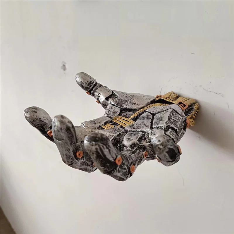 M11K-Wall Mounted Basketball Stand Controller Soccer Robot Rack Resin Craft Decoration Robotic Arm Storage Rack