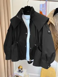 Women's Spring and Autumn Retro Casual Long Sleeved Short Fashion Jacket