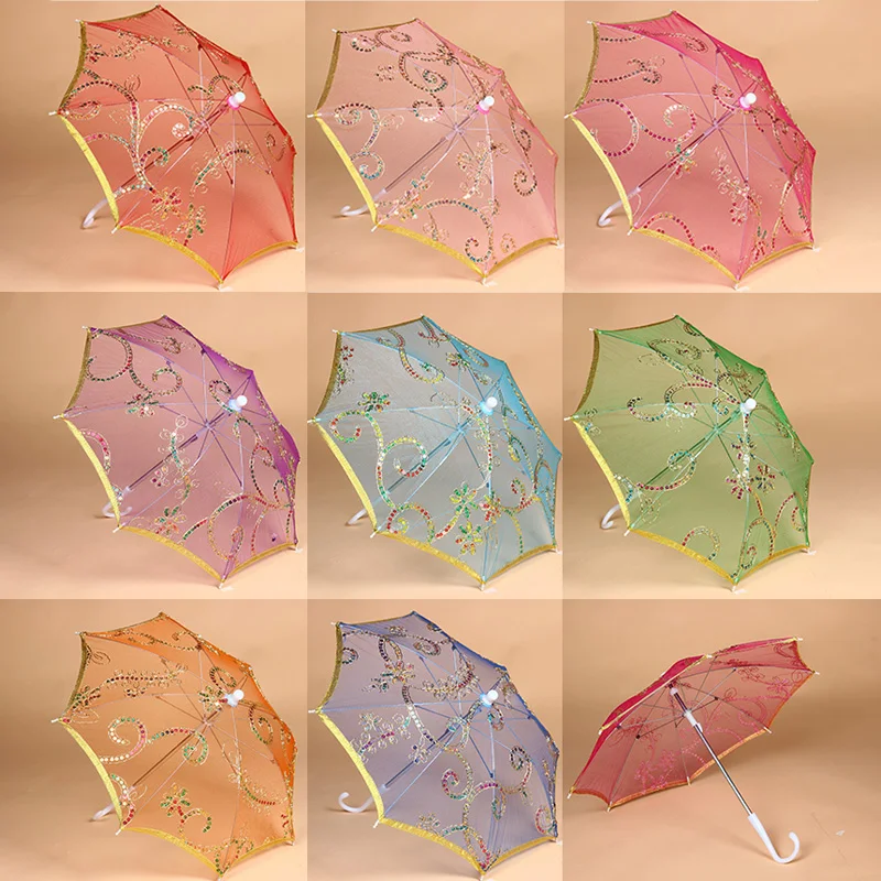 Children\'s Toy Umbrella Mini Transparent Lace Small Umbrella Photo Studio Photography Props Decor Craft Umbrella Dance Umbrella