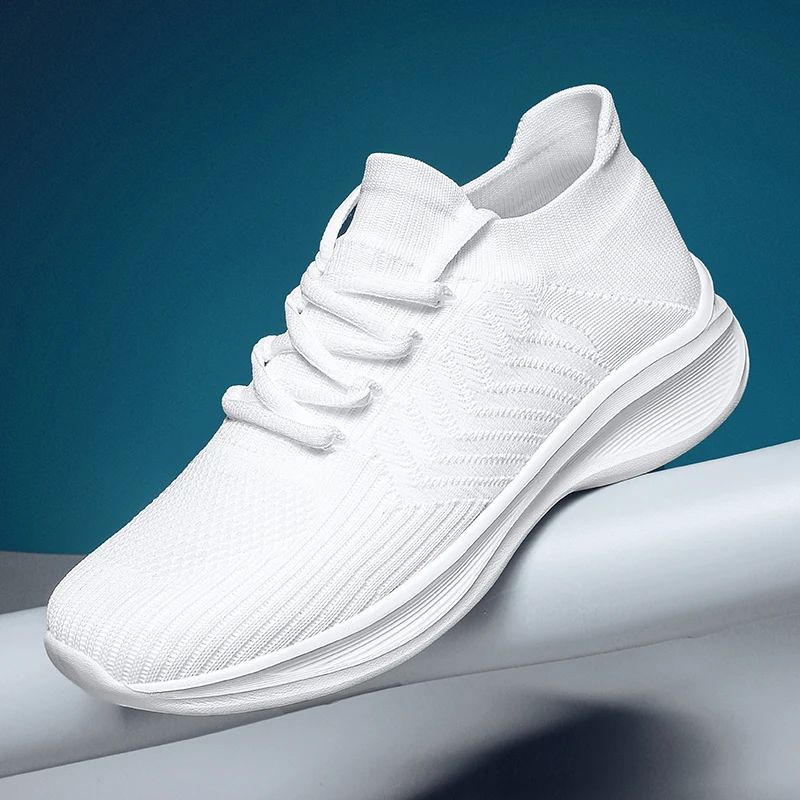 

Men's and Women's Casual Sports Shoes Lightweight Running Shoes Spring and Autumn Breathable Flat Shoes Loafers Large Size