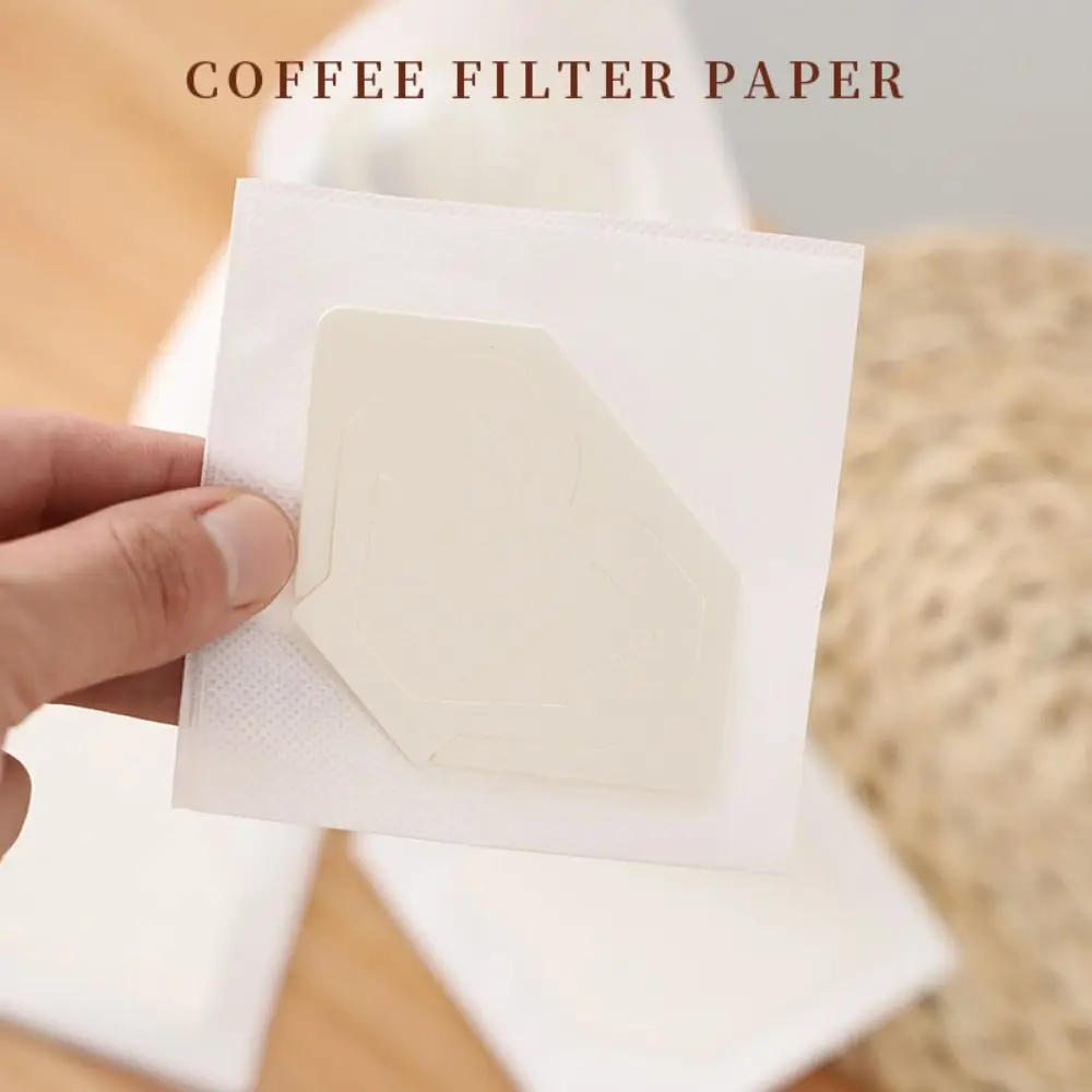 

30Pcs Disposable V-Shaped Coffee Filter Bag Non-woven Fabrics Eco-Friendly Hanging Ear Coffee Dripper Portable Creative