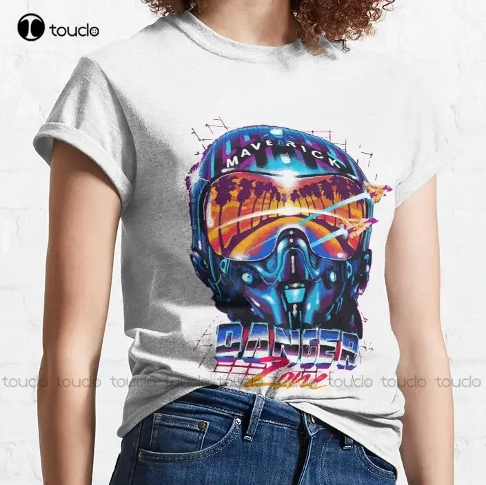 Top Gun Maverick Danger Zone T-Shirt Shirt Dress Fashion Creative Leisure Funny T Shirts Outdoor Simple Vintag Casual T Shirts