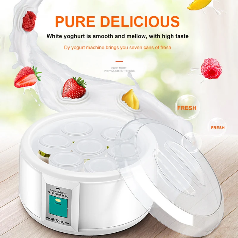 Automatic Yogurt Machine Multifunction DIY Tool Stainless Steel liner Natto Rice Wine Pickle Yogurt Machine