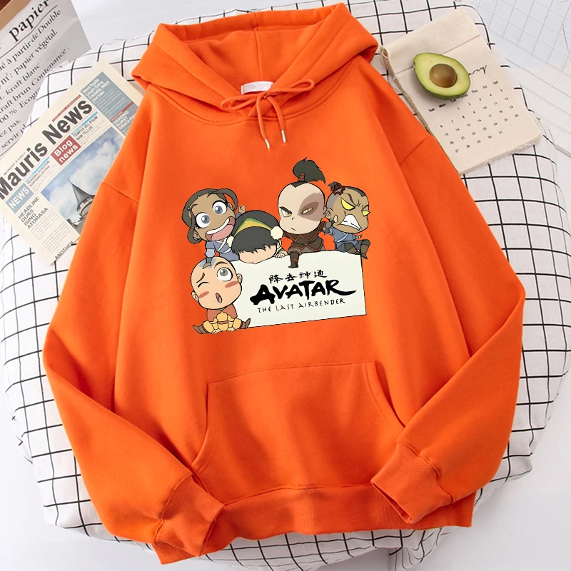 Hoodies Avatar The Last Airbender Vintage Print Sweatshirts Men Women Fashion Neutral Sweatshirt Oversized Hoodie Coat Tracksuit