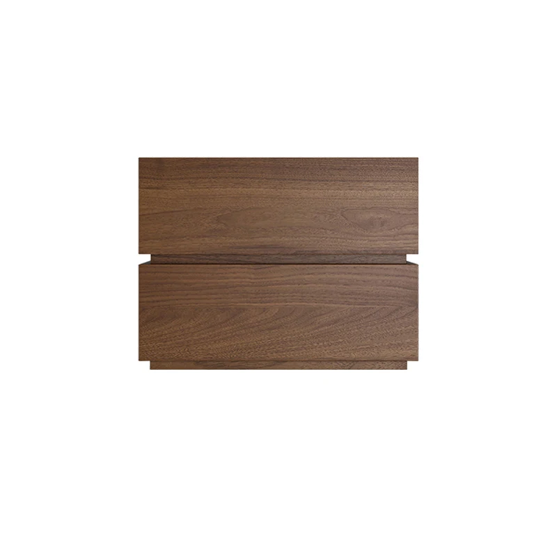 

Modern Simple Pure Solid Wood Bedside Cabinet Bedroom North American Walnut