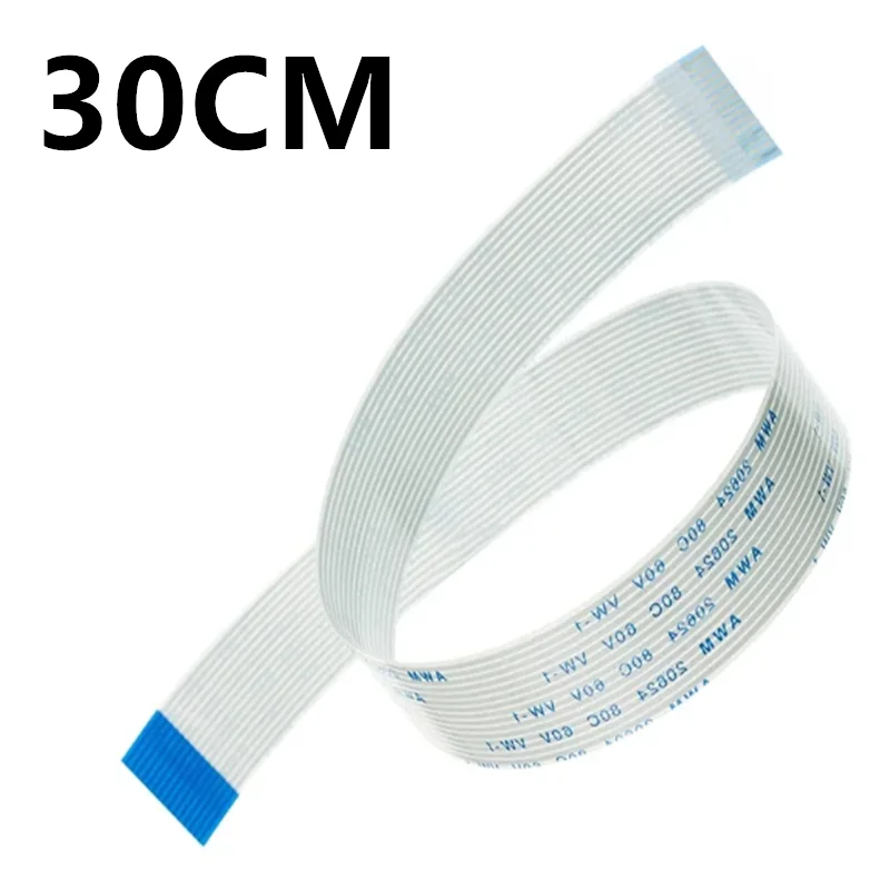 Akozon Câble FFC De Caméra, 15 Pin 30cm 50cm 100cm FFC Ruban Plat Flexible C Ble E 291219