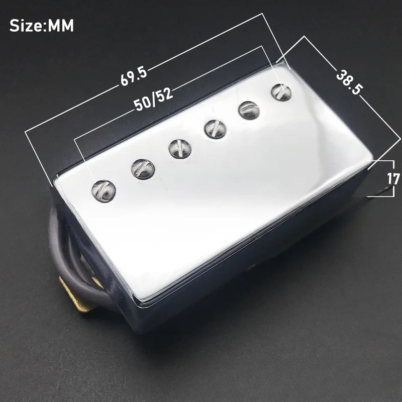 

1 Set 50mm Rimless Metal Electric Guitar Pickup Neck/Bridge