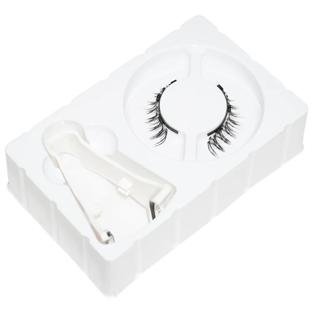 Glue Free Magnetic False Eyelashes Reusable DIY Magnetic Eyelashes with Clip Individual Makeup False Eyelash Clusters Girls
