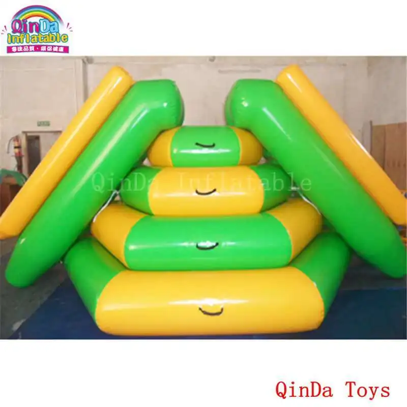 

Supplier China Factory Price Floating Water Tower Slide, 2 Lanes Inflatable Climbing Water Slide For Sale