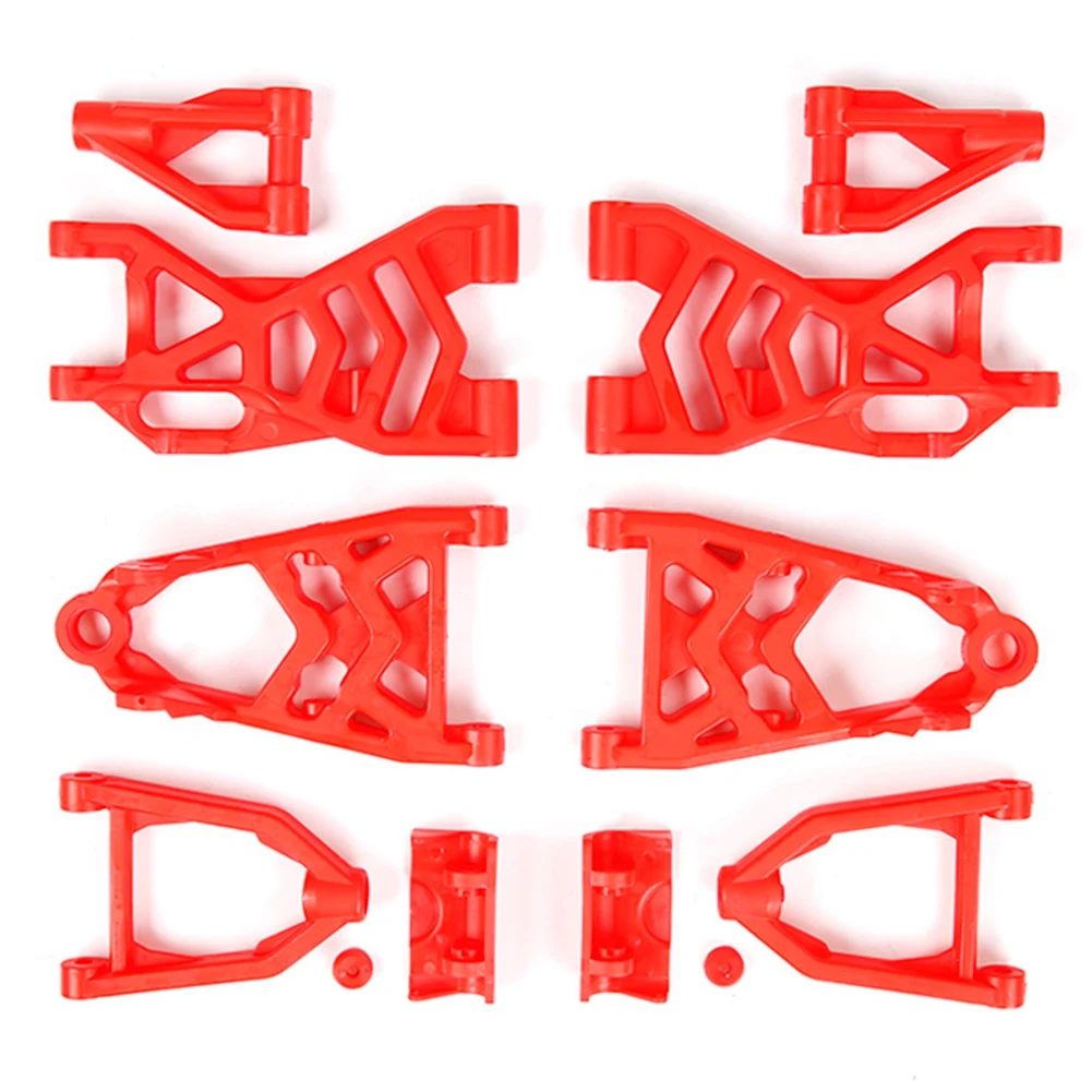 Nylonowy zestaw przedniego i tylnego wahacza o wysokiej wytrzymałości do 1/5 ROVAN BAJA KM 5B BAHA RC CAR Toys PARTS-czerwony