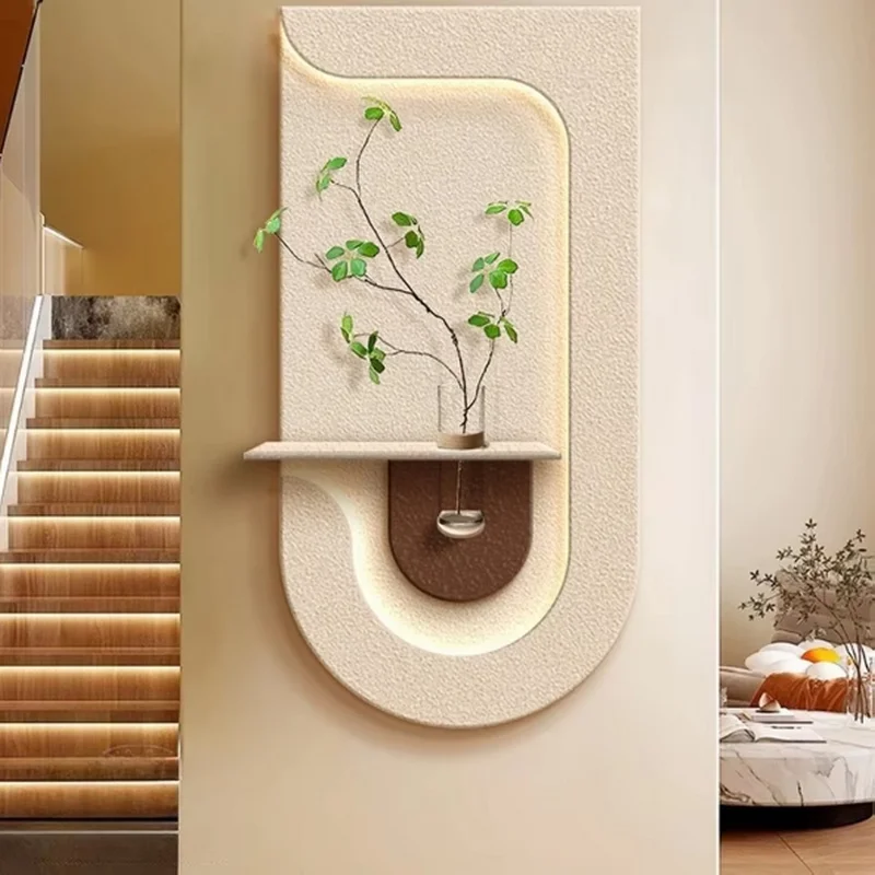 

CX300HS Entrance cream wind decorative wall lamp hydroponic green plants hallway hanging picture living room mural light