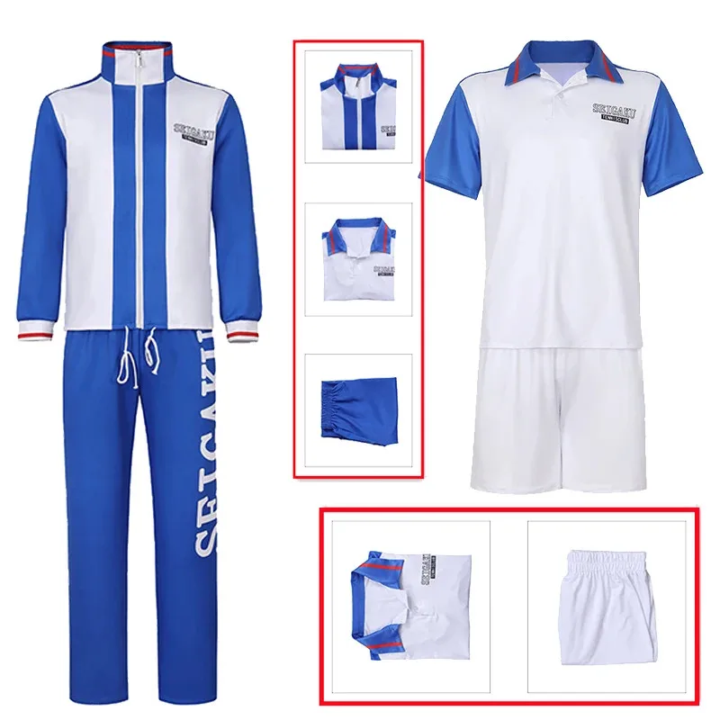 

Anime New prince of tennis Cosplay Jersey Ryoma Echizen Cosplay Tezuka Kunimitsu Costume Seigaku Tennis Sportswear Fuji Syusuke