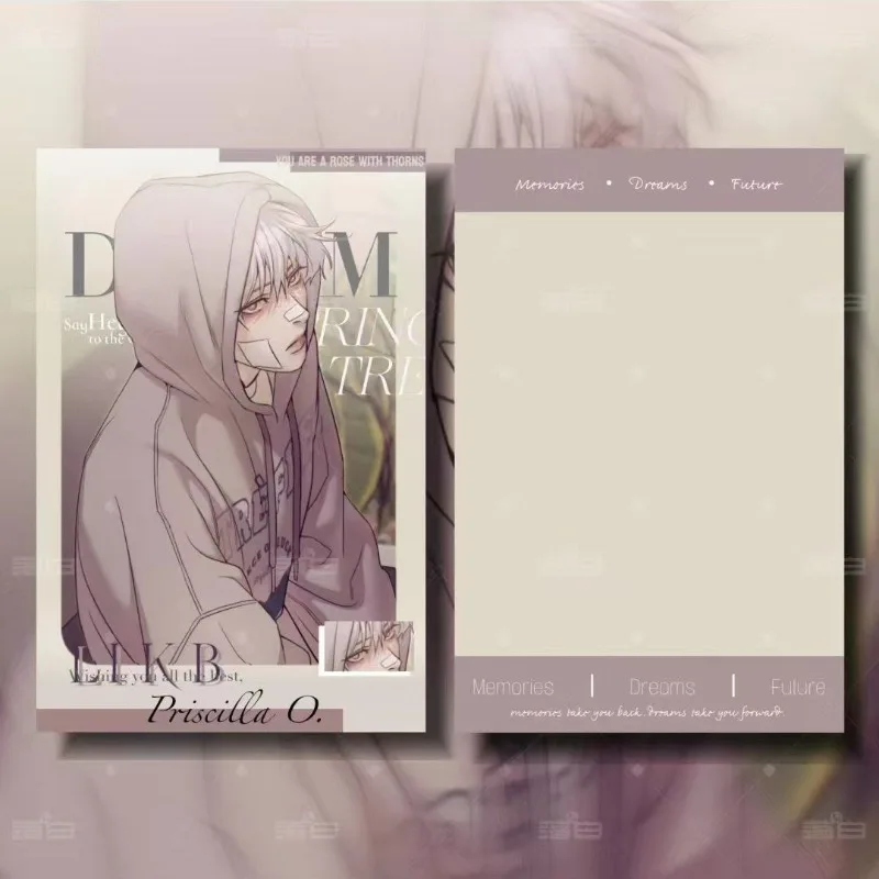 

Pearlboy Anime Small Card 3inch Dooshik Photo Cards Jooha Photomasks Student ID Business Bl Friends Gift for Fans Cosplay