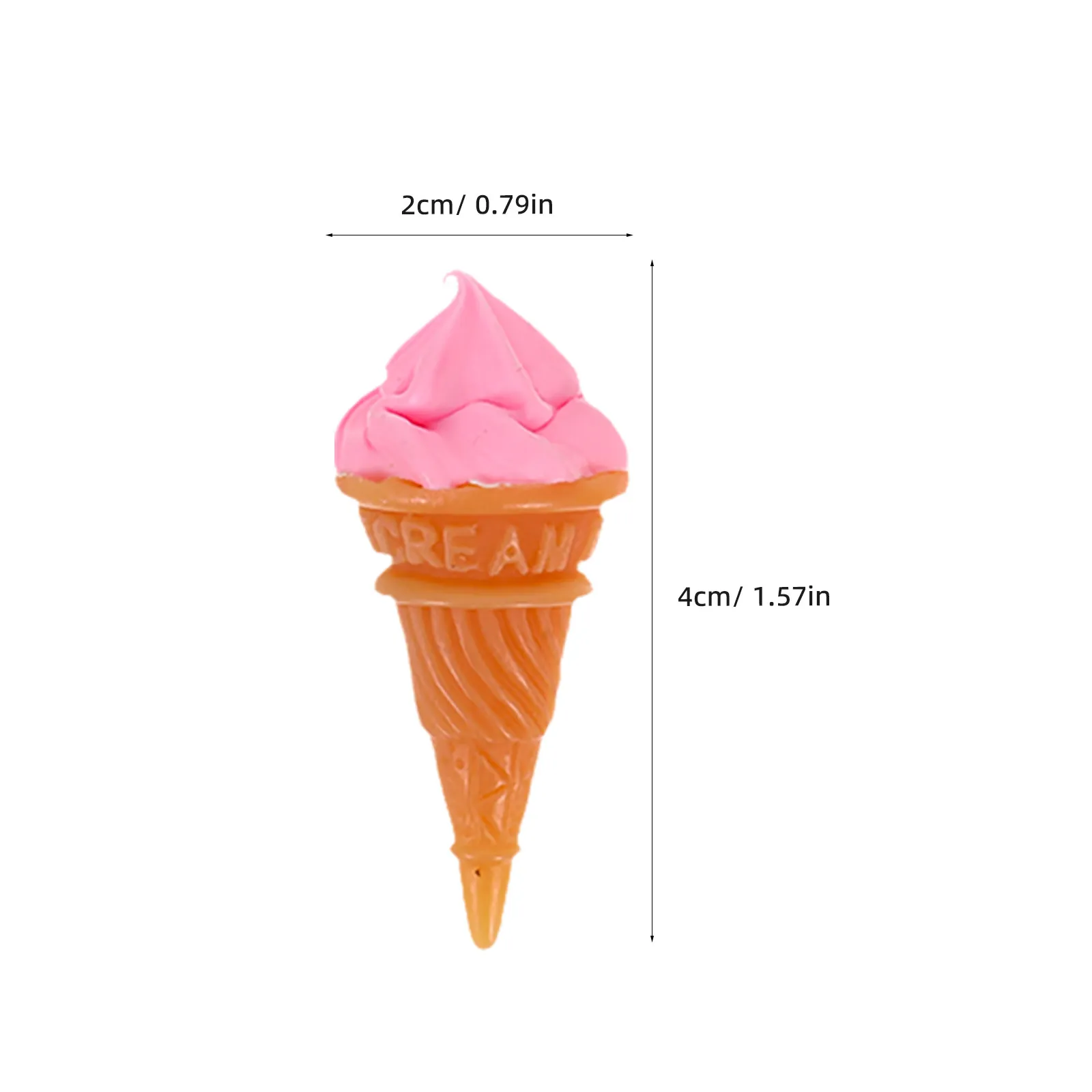 12Pcs Miniature Resin Ice Cream Decorations for Dollhouse Kitchen Decor Tiny Dessert Props Micro Landscape Accessories view 6