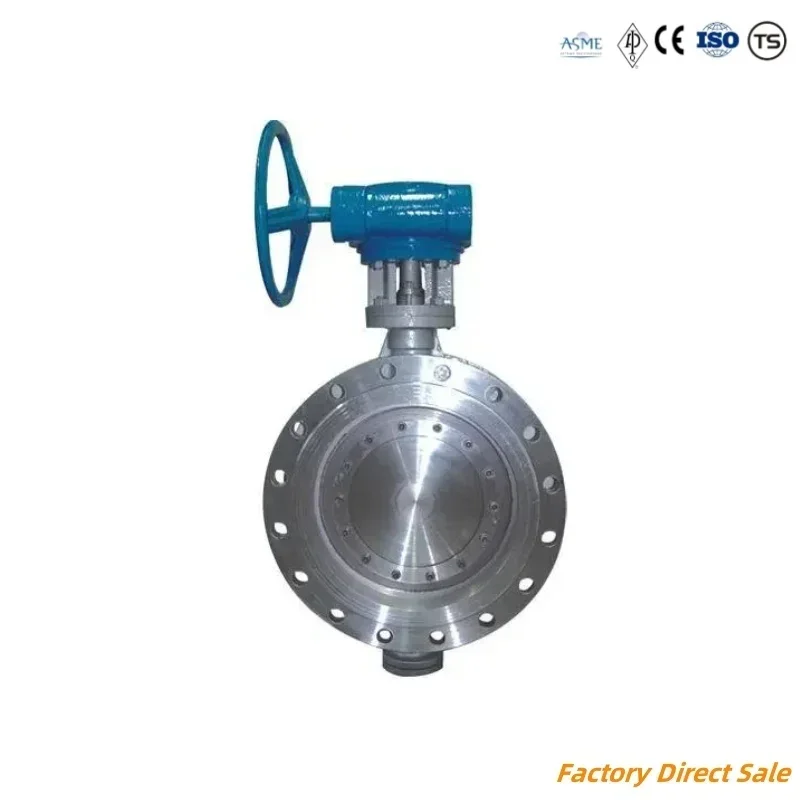 Factory Direct Sale Duplex Stainless Steel Hard Seal Hydraulic Threaded Clamp Stop Control Butterfly Valve