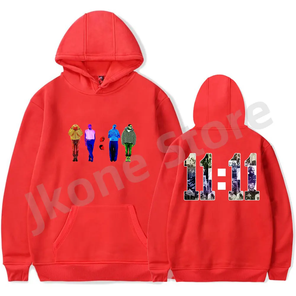 Chris Brown Rapper Hoodies 11:11 Album Merch Women Men Fashion Casual Streetwear Sweatshirts Long Sleeve T-Shirts