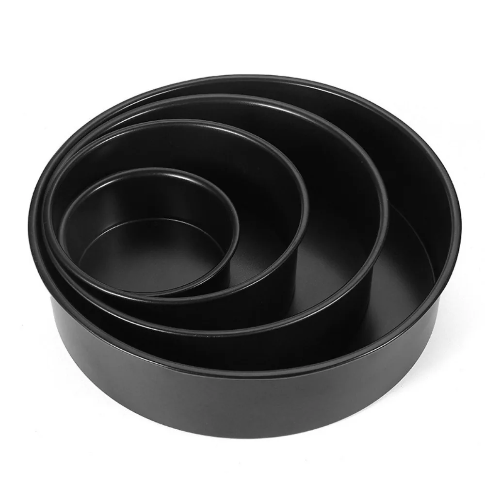 

Food Grade 4/6/8/9/10 In Cake Mold Carbon Steel Heat Resistant Cake Tools Round Non Stick Baking Pan Kitchen Utensils