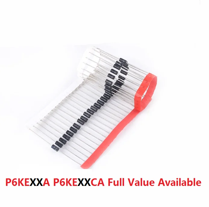 20 قطعة/الوحدة P6KE180CA P6KE200CA P6KE220CA P6KE250CA P6KE300CA P6KE400CA P6KE440CA TVS ديود P6KE150CA السفينة حرة