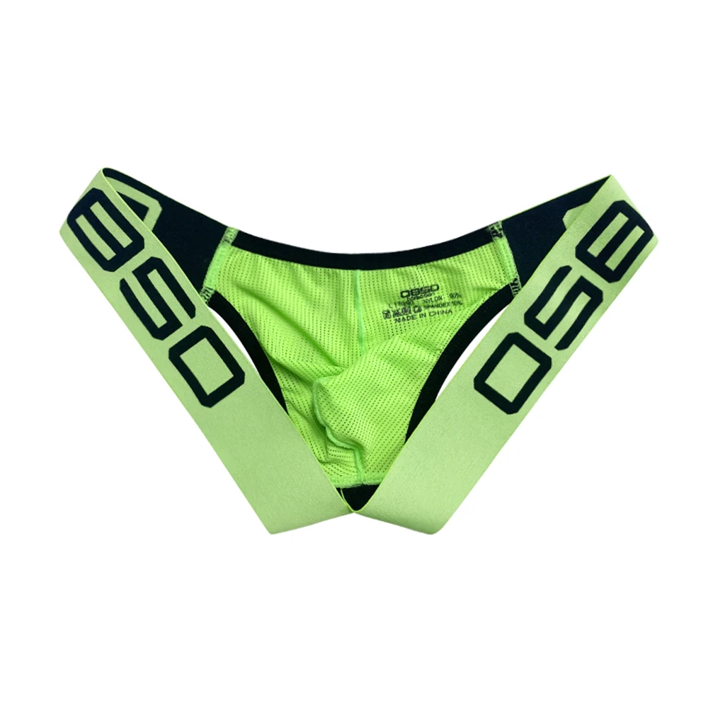 Ropa interior Sexy Gay para hombre, Bikini de malla con suspensorio, lencería transpirable, calzoncillos, Cueca, Tangas