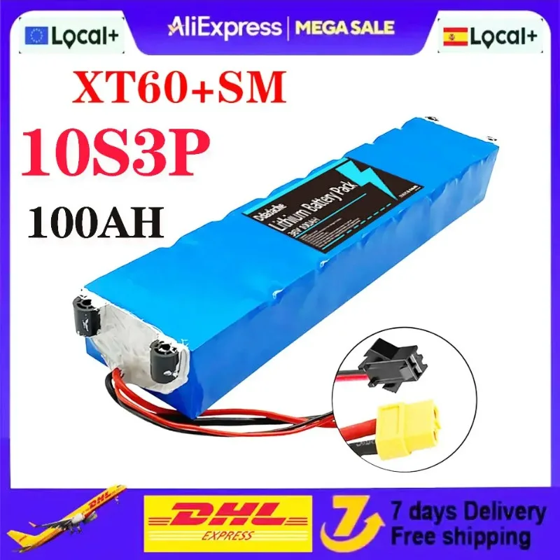 Neuer 10S3P 36V 100000mAh 36V Elektroroller-Akku 18650 Lithium M365 Elektroroller 36V Batterie