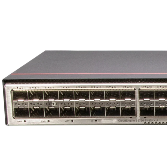 All optical Gigabit Ethernet switch Provide 48 optical port models with 4 10GE ports for uplink network switch S5736-S48S4X-A