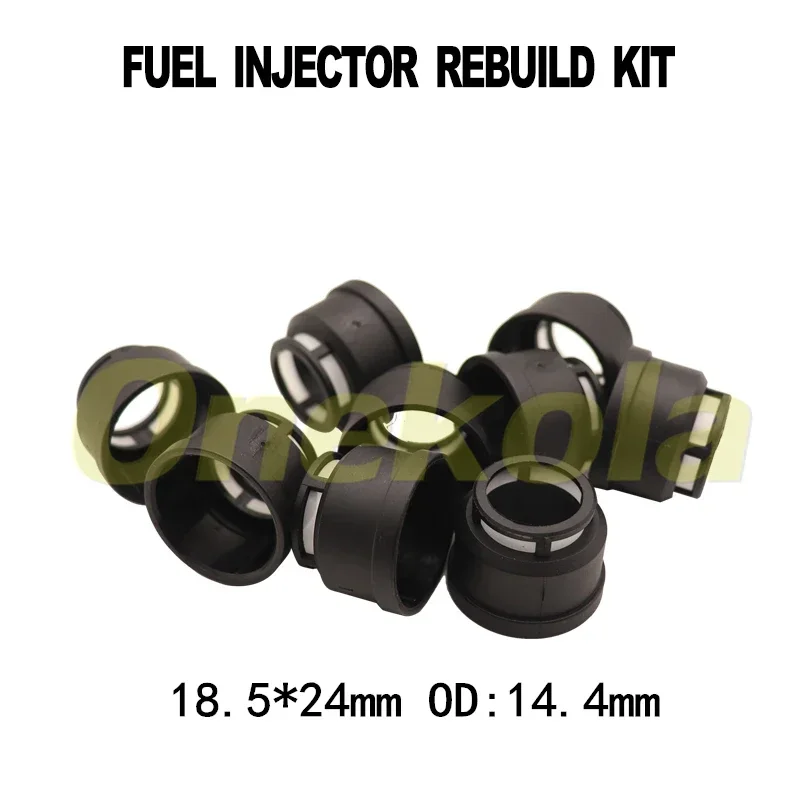 500pcs Free Shipping Fuel injector filter 18.5*24mm OD:14.4mm injector Repair kit For Nissan Maxima A32 16600-35u01 STI WRX