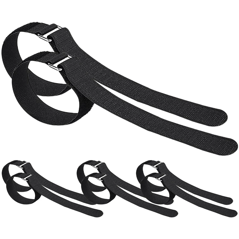 

4 Pairs Anti-Slip Ice Grippers Shoe Covers Strap For Snow Hiking Climbing Outdoor Detachable Adjustable Snow Shoes Grippers