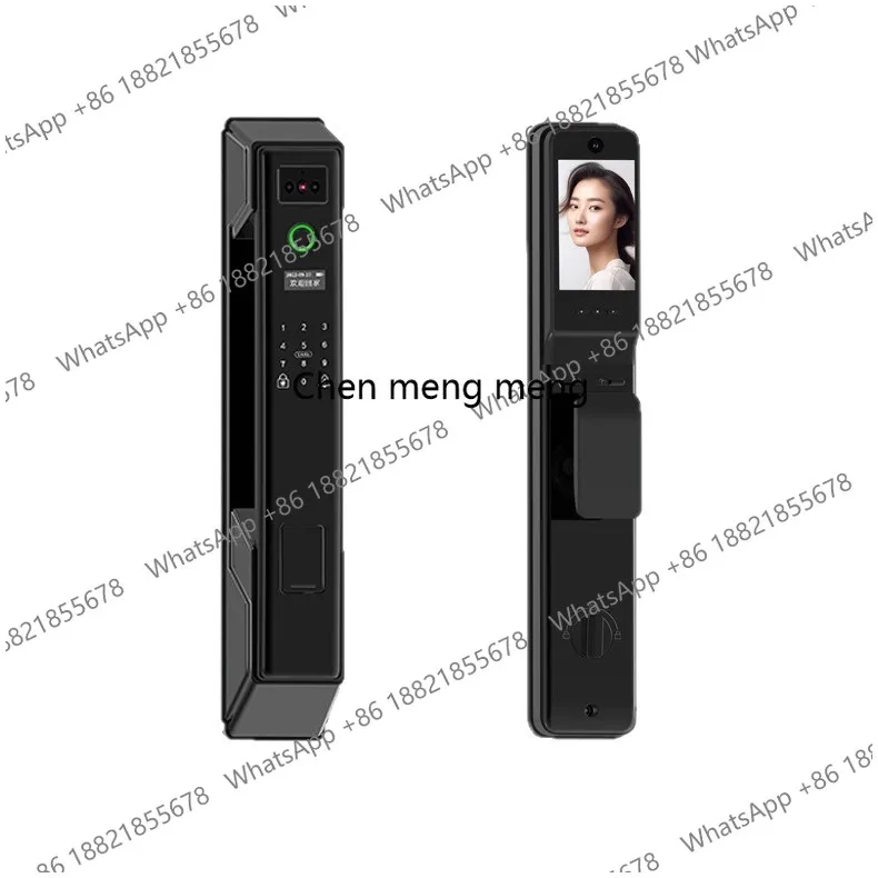 Automatic fingerprint lock Home security door Smart 3D facial recognition visual electronic cat eye palm vein password lock