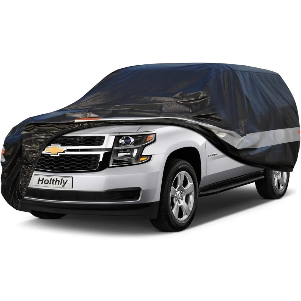 

All-Weather Waterproof Car Cover for Large SUVs - Protects Against Rain, Snow, UV Rays, and Dust